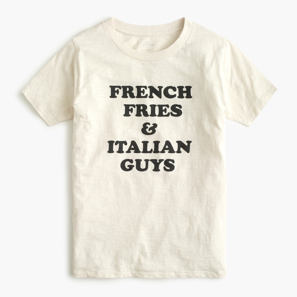 J.Crew (Italian) Graphic T-Shirt (M) NWT